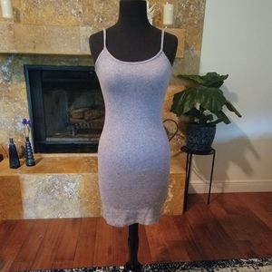 Grey bodycon dress